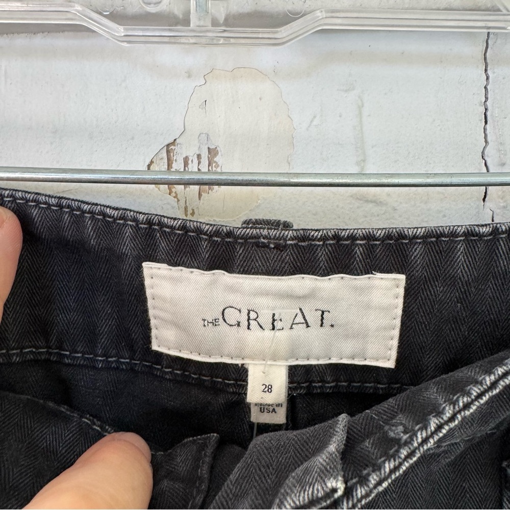 THE GREAT. the Ranger Pant in Washed Black size 28 - Picture 8 of 10